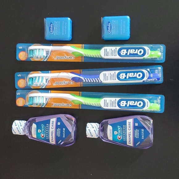 oral b Other Nip 3 Toothbrush 2 Crest Mouthwash 2 Glide Dental